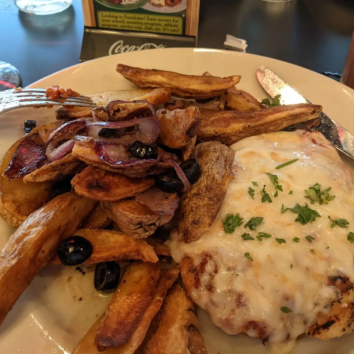 Chicken Parmigiana with Italian Potatoes