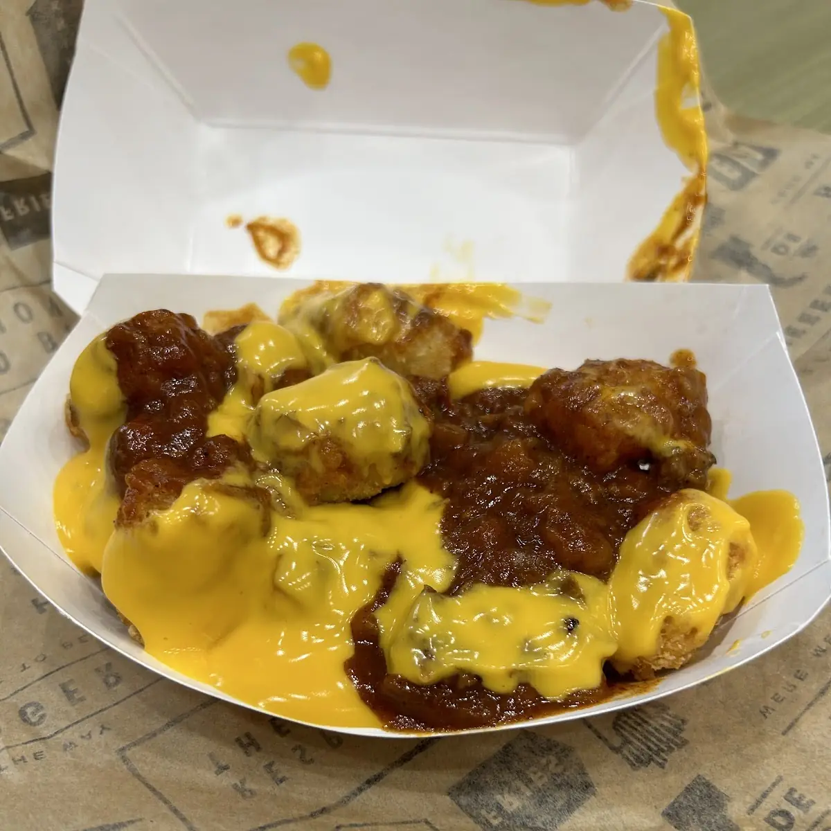 Chili Cheese Tater Tots