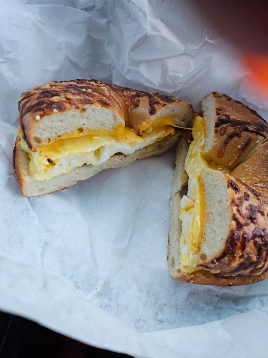 Bacon Breakfast Bagel Sandwich