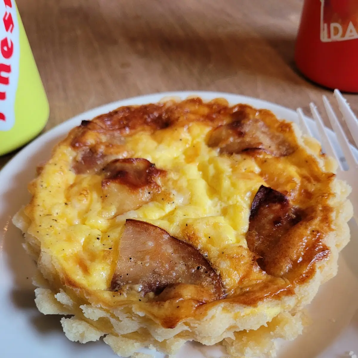 Three Cheese Canadian Bacon Quiche