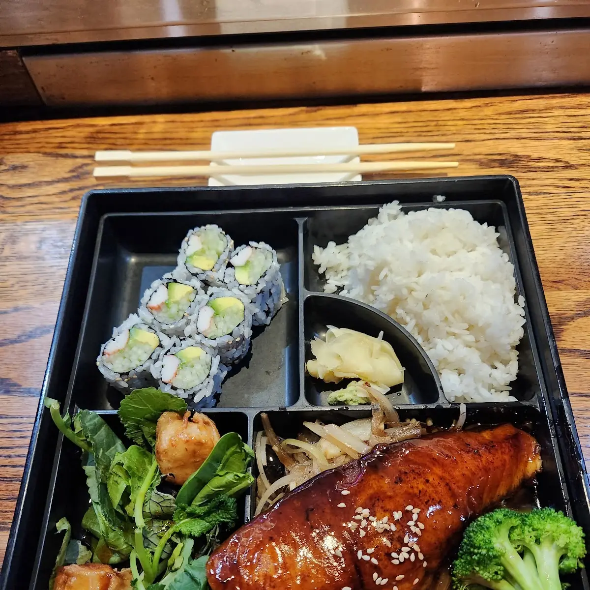Teriyaki Salmon Bento
