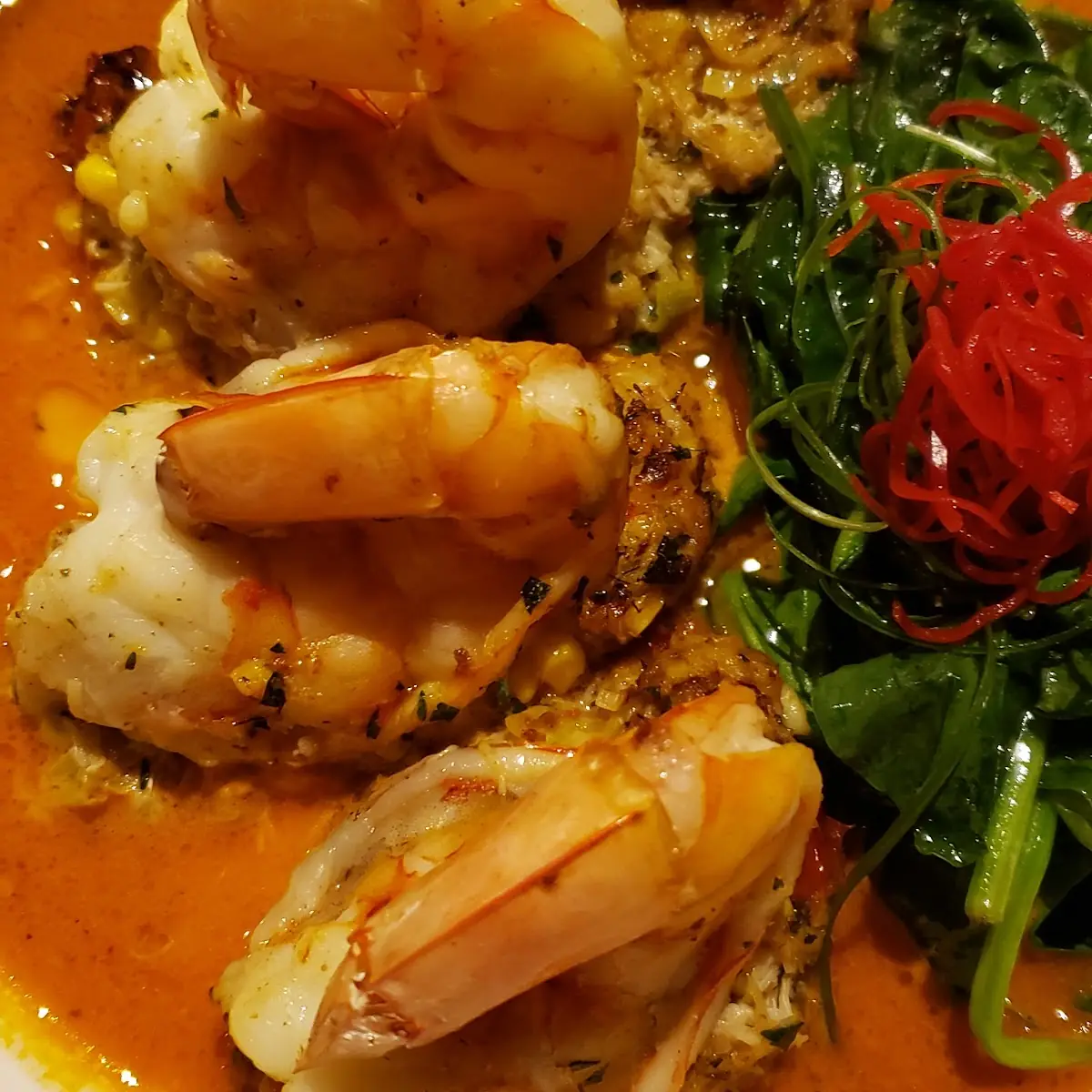Amaretto Glazed Shrimp