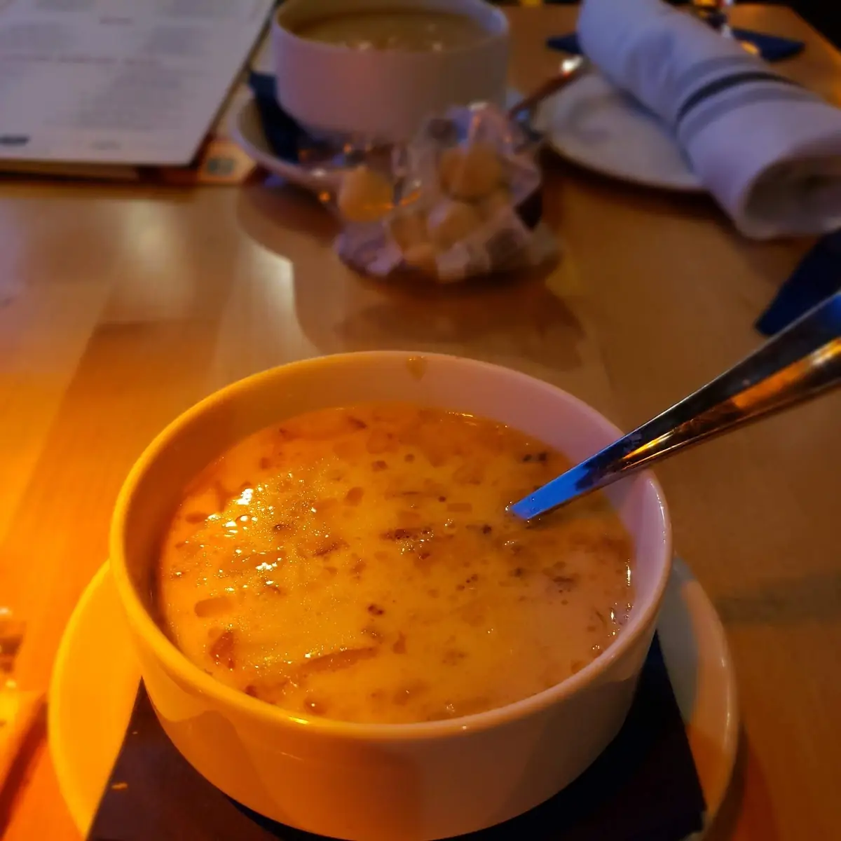 Roast Corn & Clam Chowder