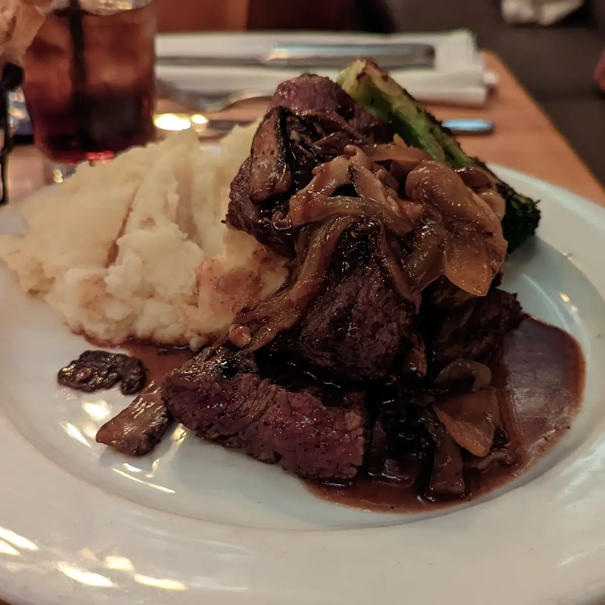 Steak Tips w Wild Mushrooms
