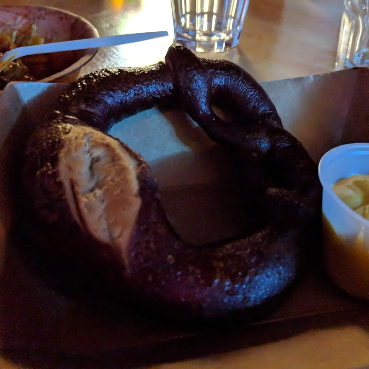 Pretzel with Beer Cheese