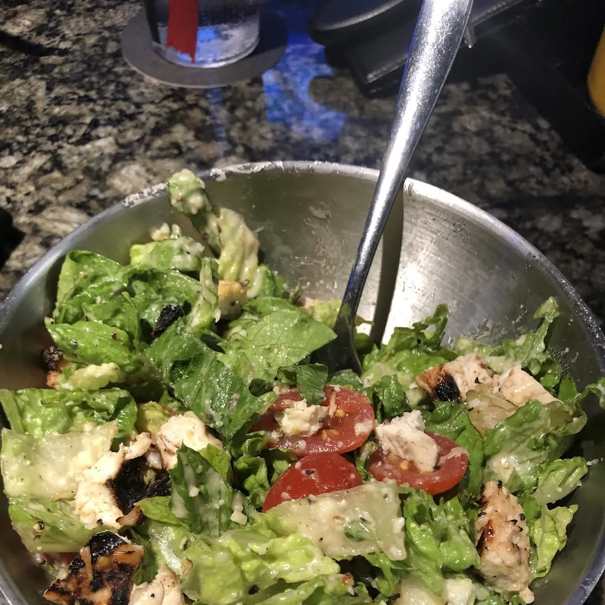 Chopped Chicken Caesar Salad