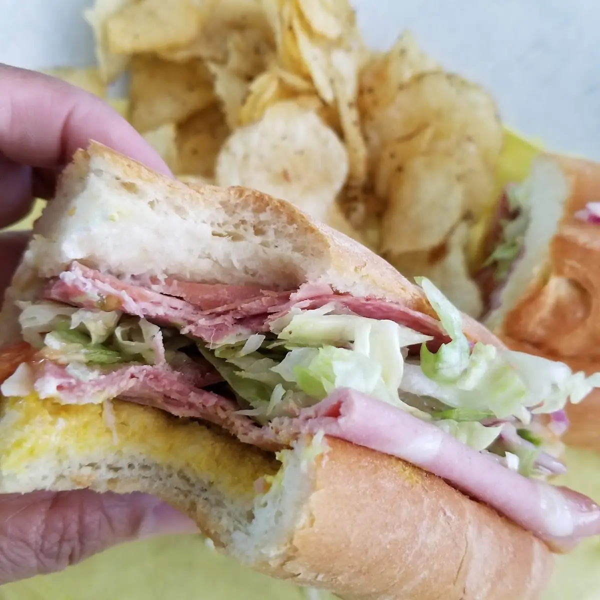 House Salad with Ham & Turkey