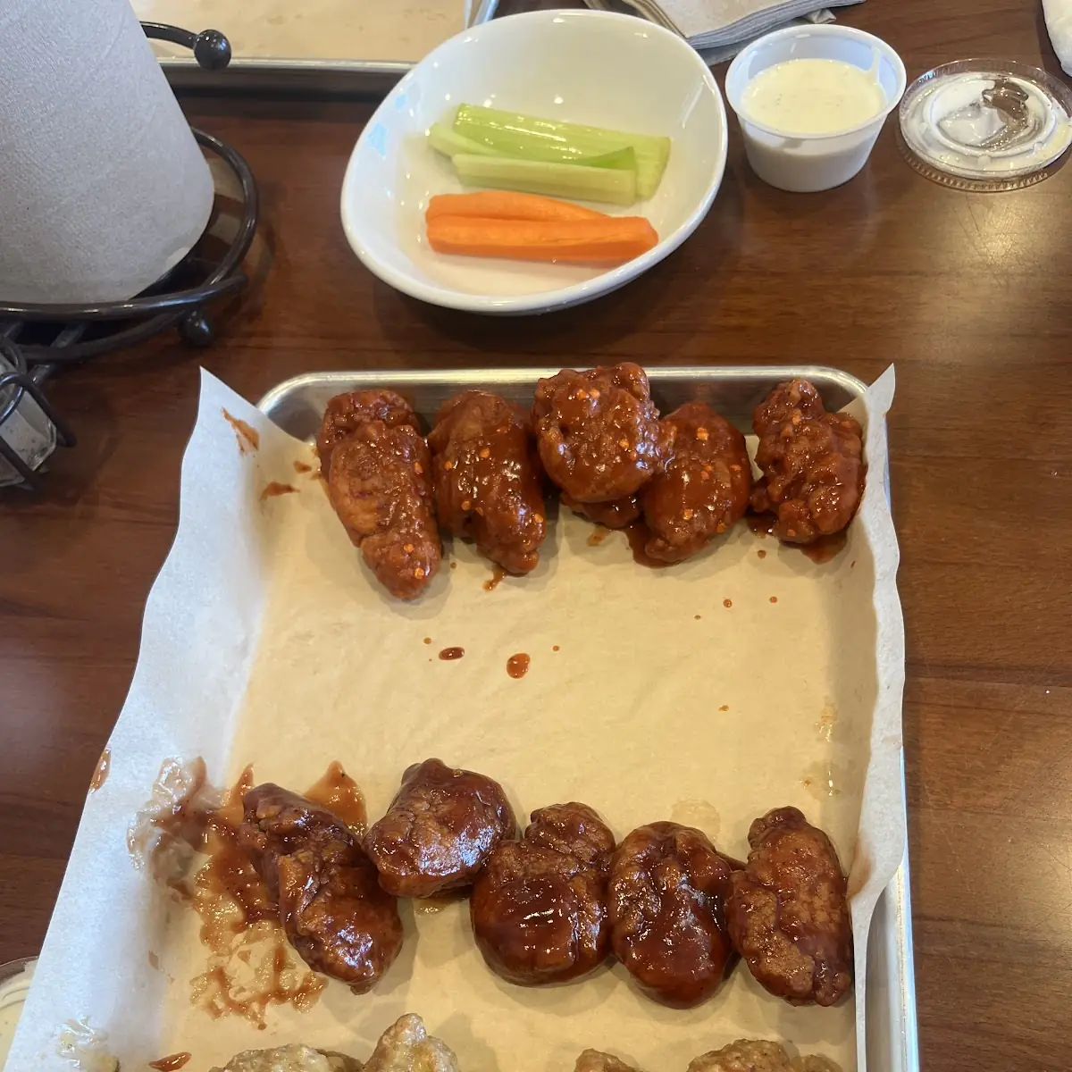 6 Bone Out Wings Lunch Special