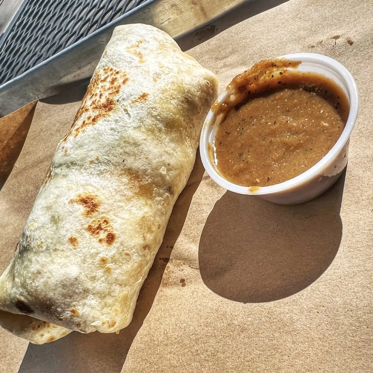 Breakfast Burrito Green Chile