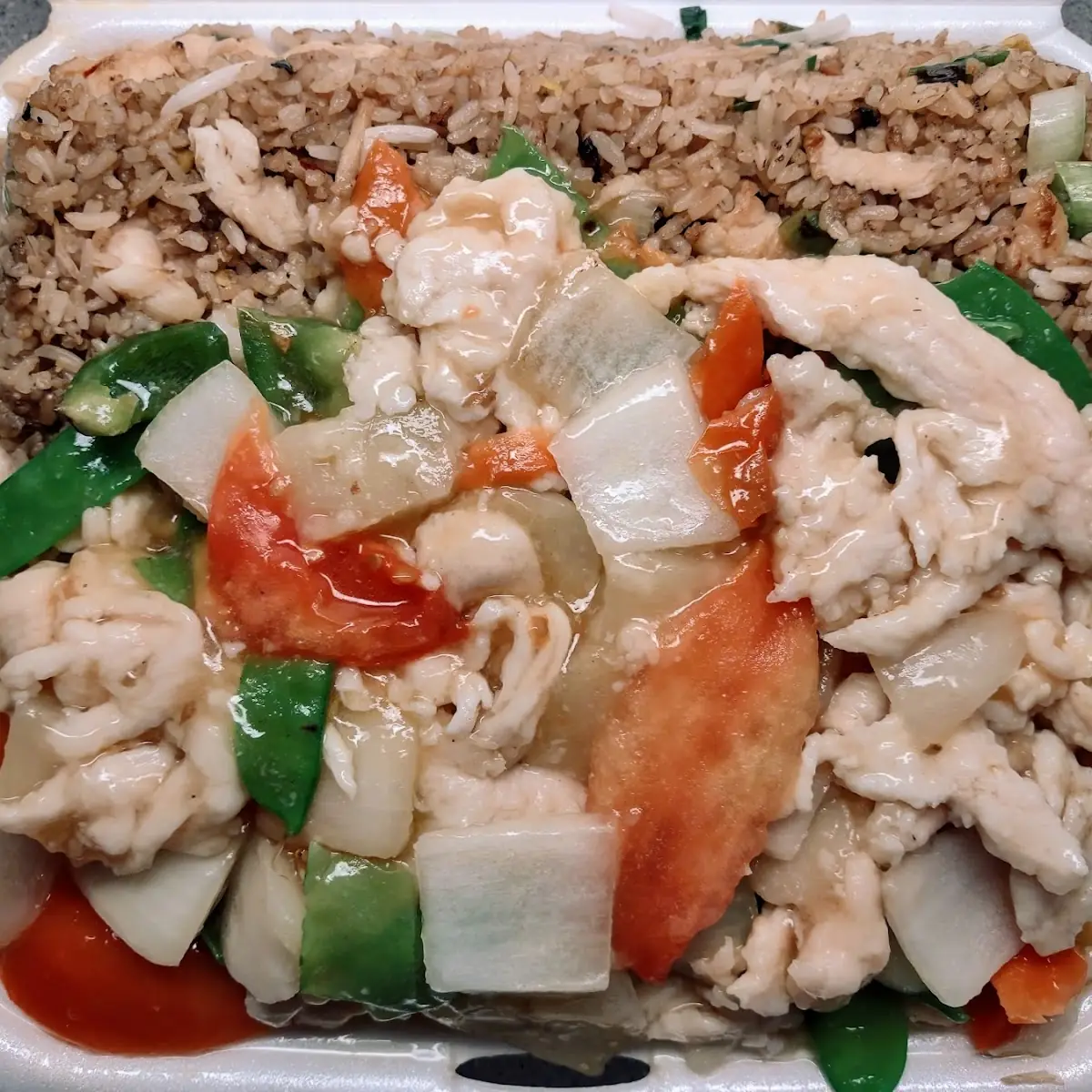 Hawaiian Chicken Combo with Chicken Fried Rice