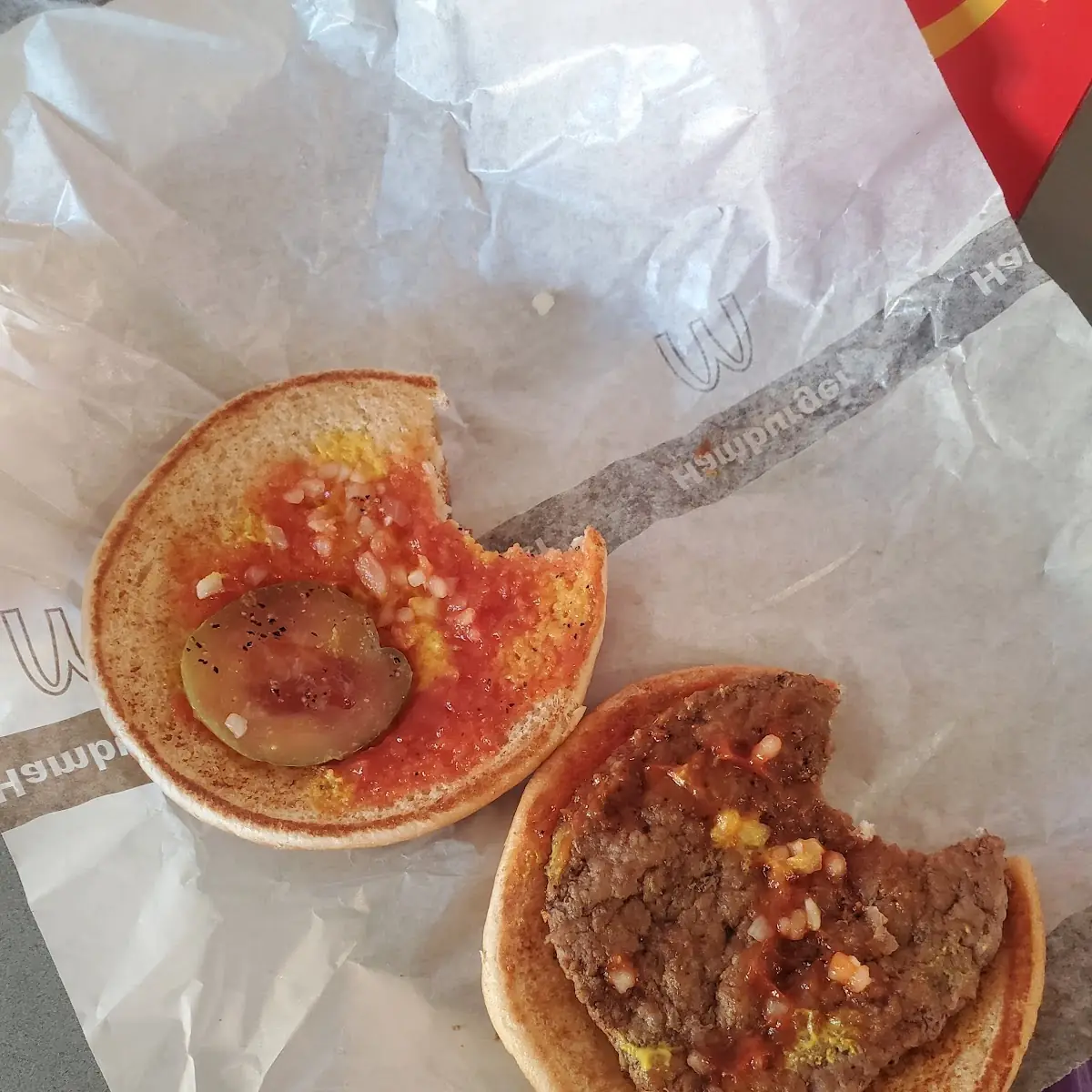 Happy Meal Hamburger