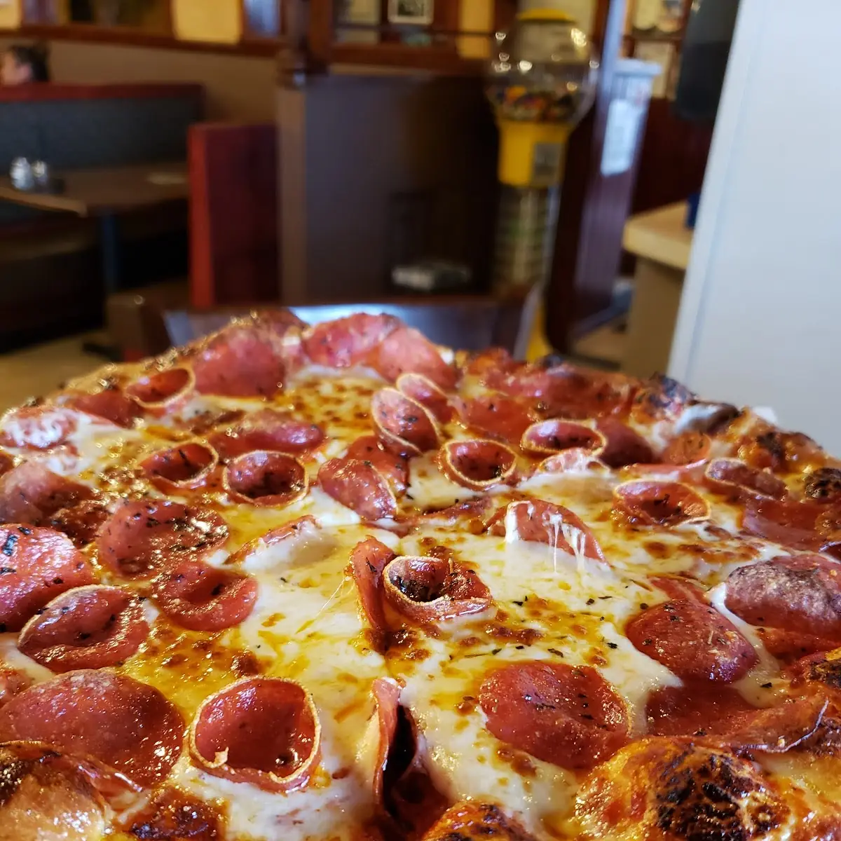 Half Meat Lovers and Half Pepperoni Pizza