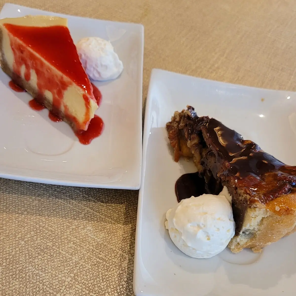 Key Lime Pie and Chocolate Pecan Pie
