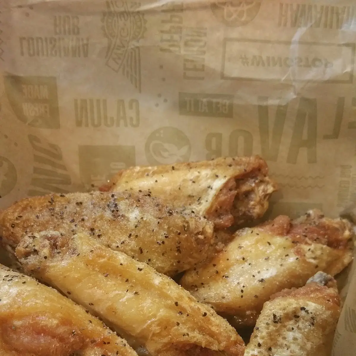 Lemon Pepper Wings and Fries