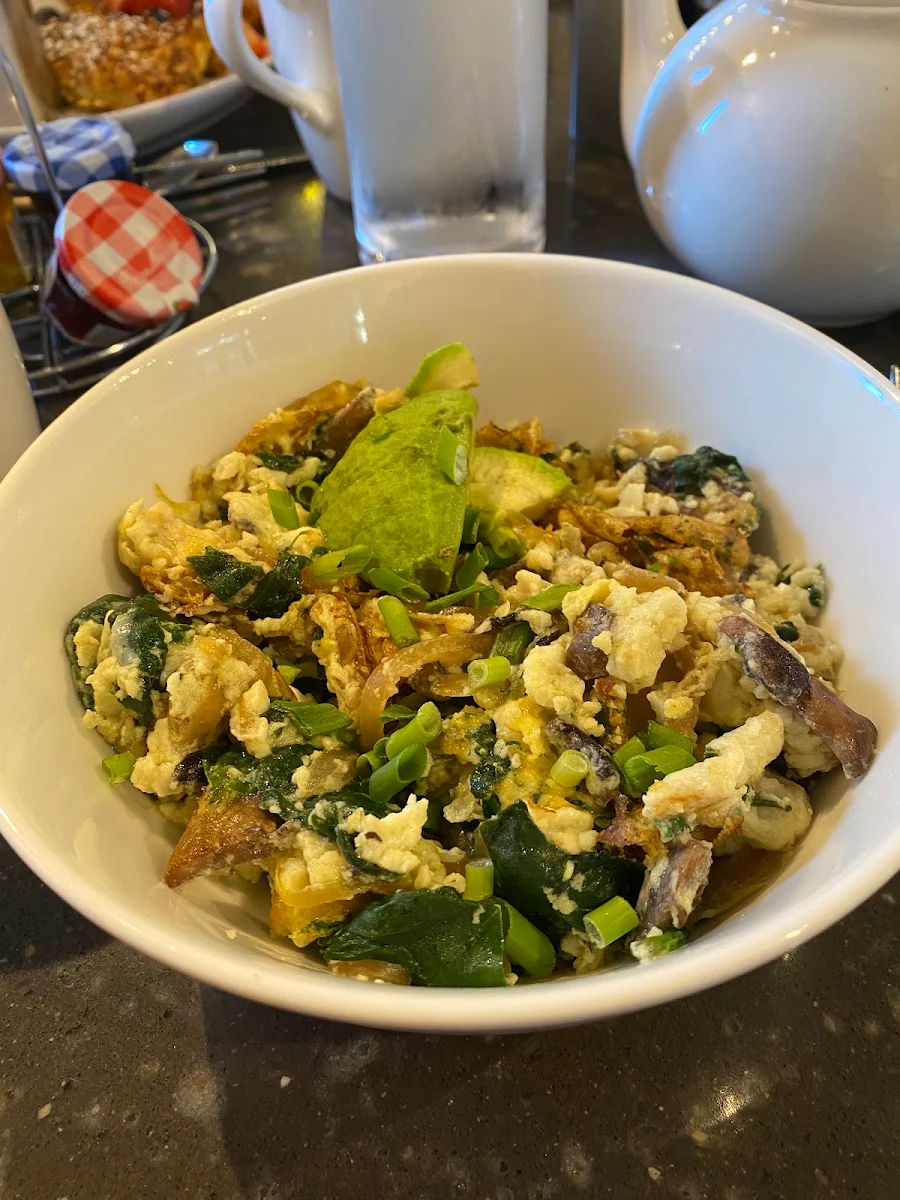 Egg White Scramble Bowl