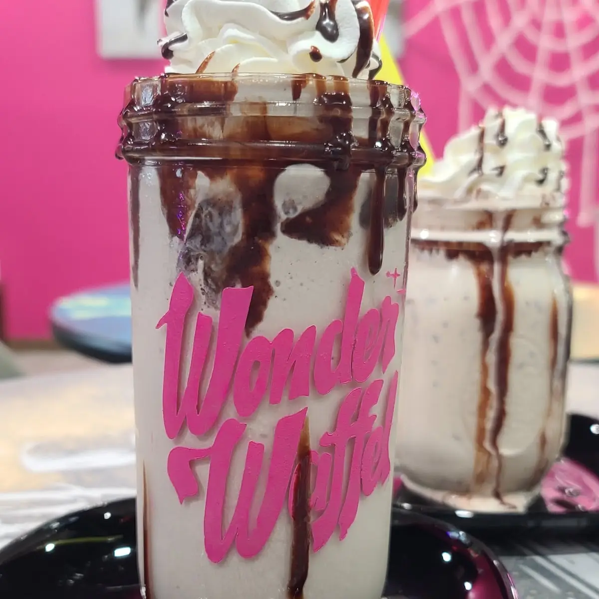 Vanilla Milkshake with Oreos