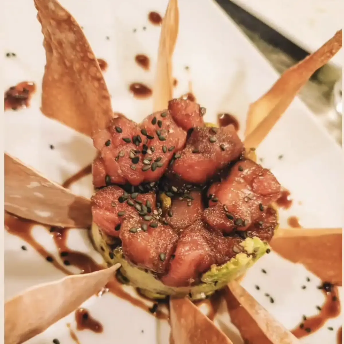 D- Ahi Tuna & Avocado Stack