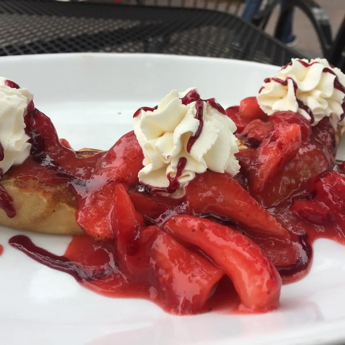 Strawberry Cream Cheese Crepes