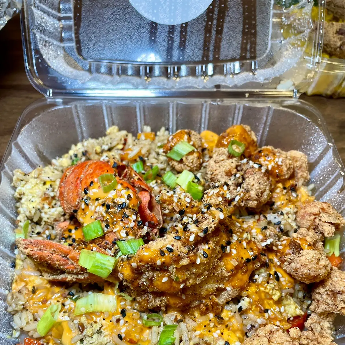 Fried Lobster Tail Fried Rice