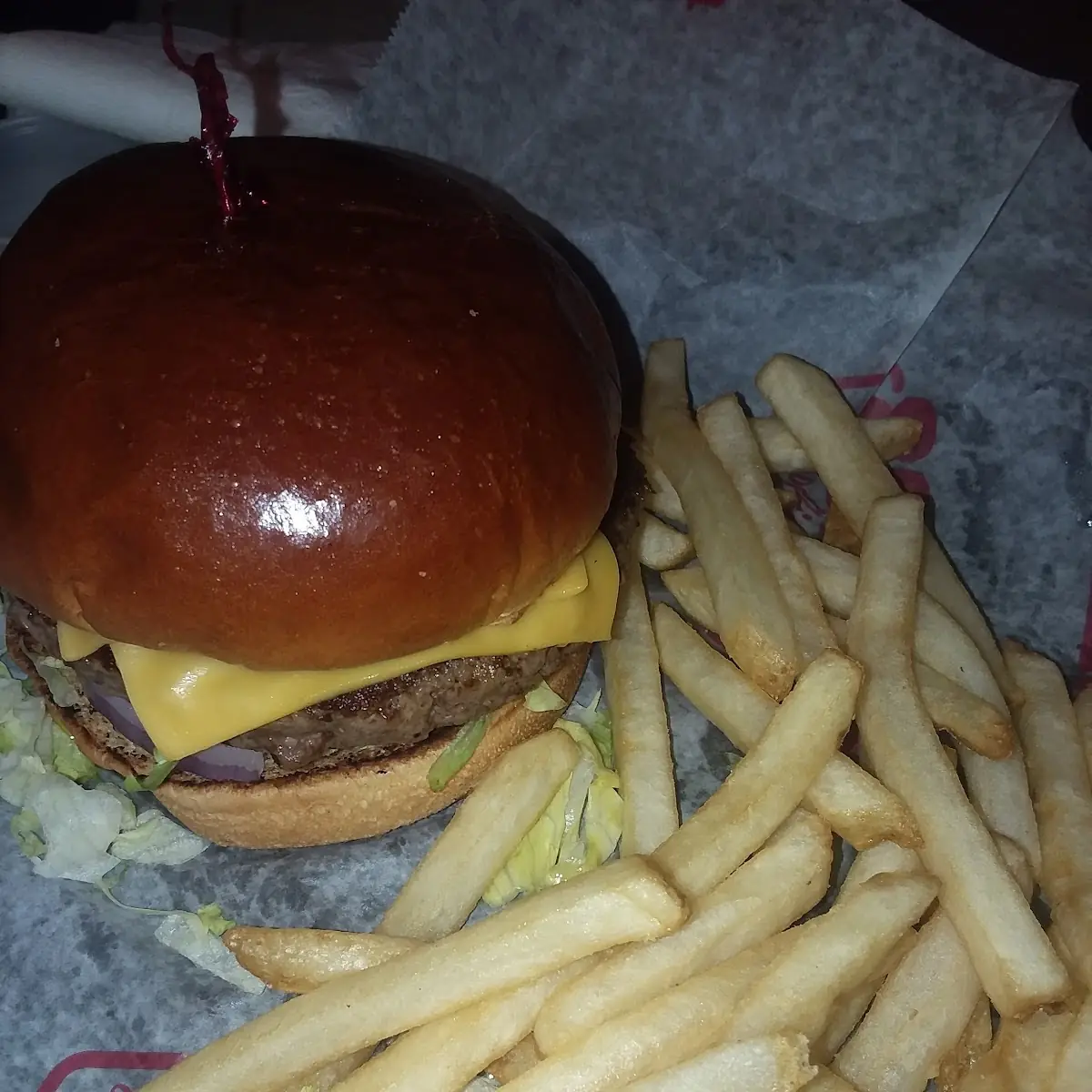 Burger and Fries