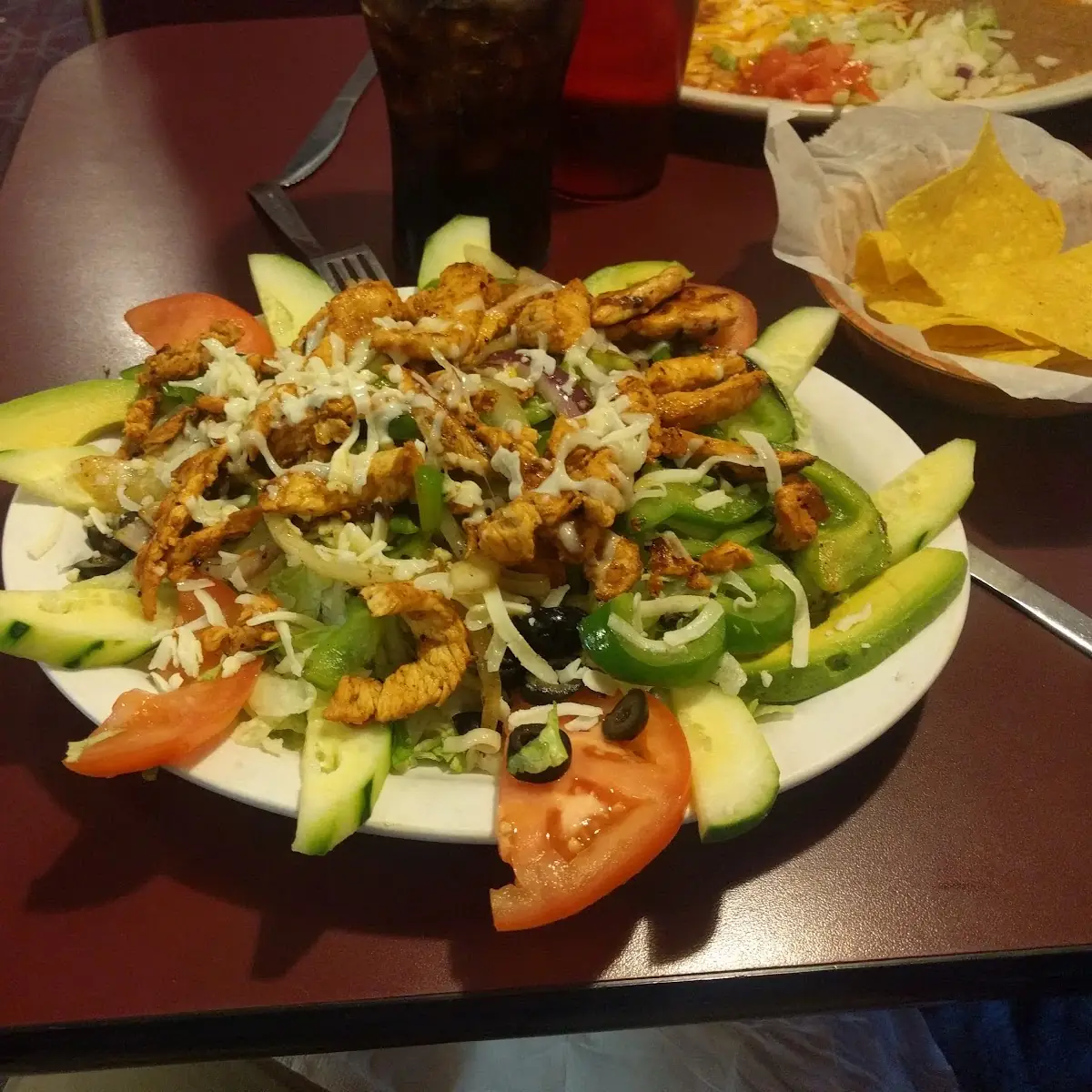Chicken Fajita Salad