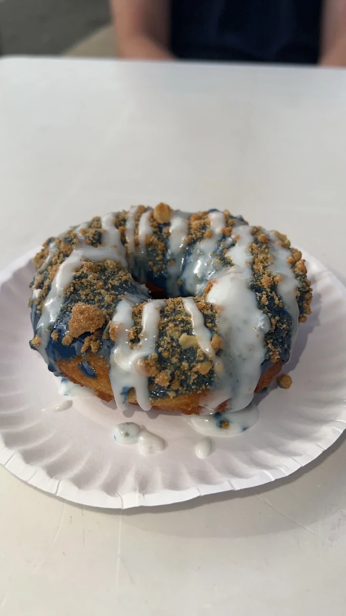 Blueberry Streusel Donuts