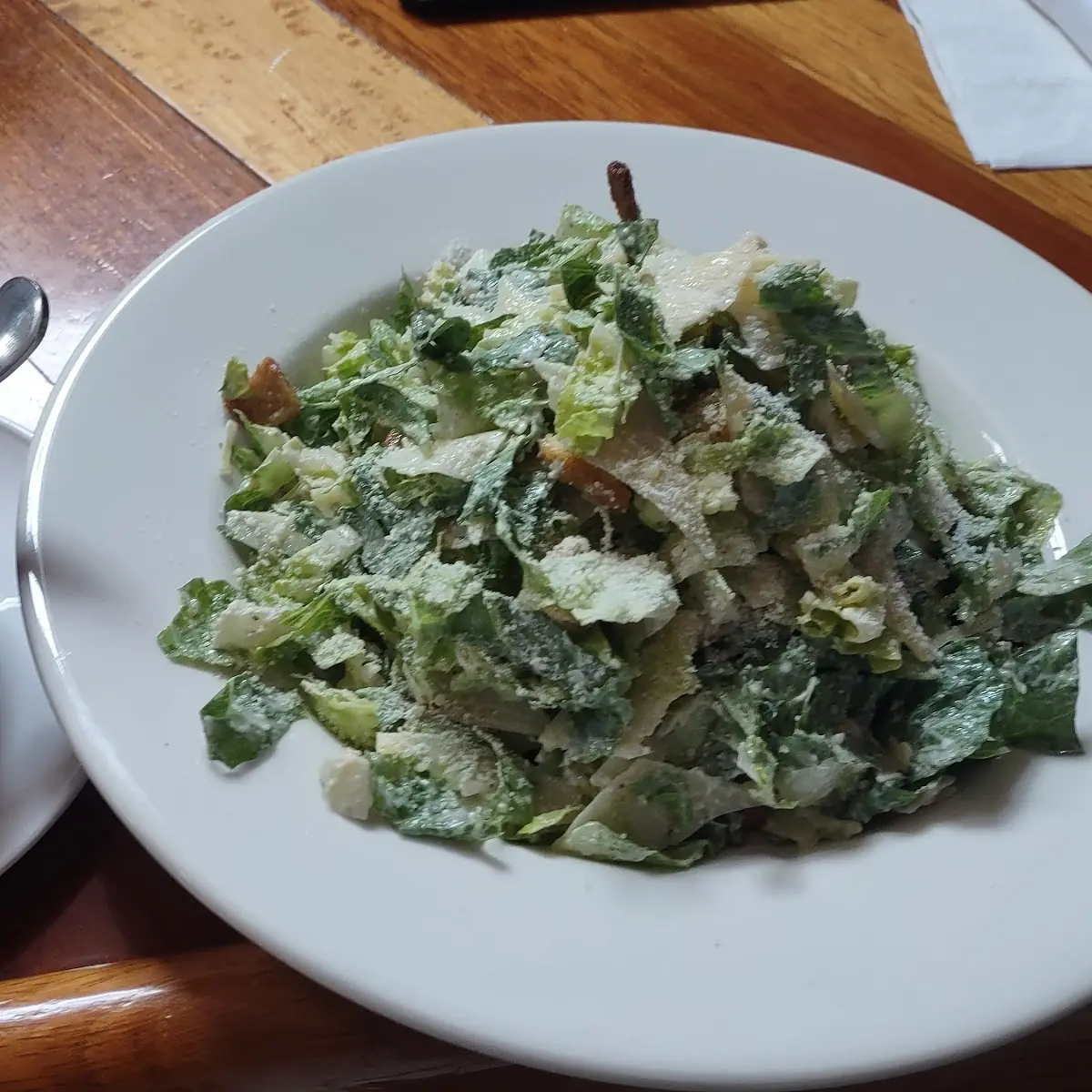 Roasted Pepper Tomato Soup and Caesar Salad