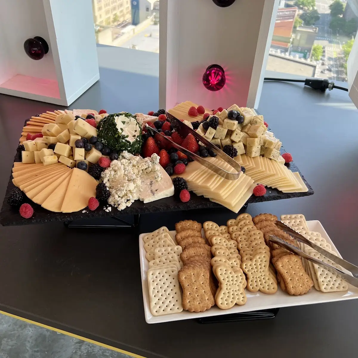 Cheese Crackers Fruit