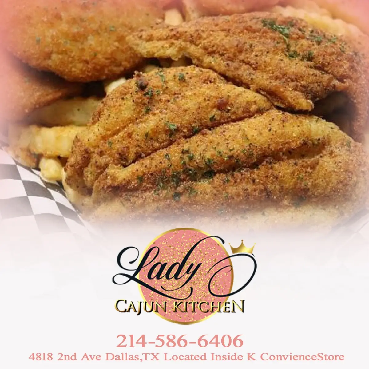 Catfish Nuggets w Fries
