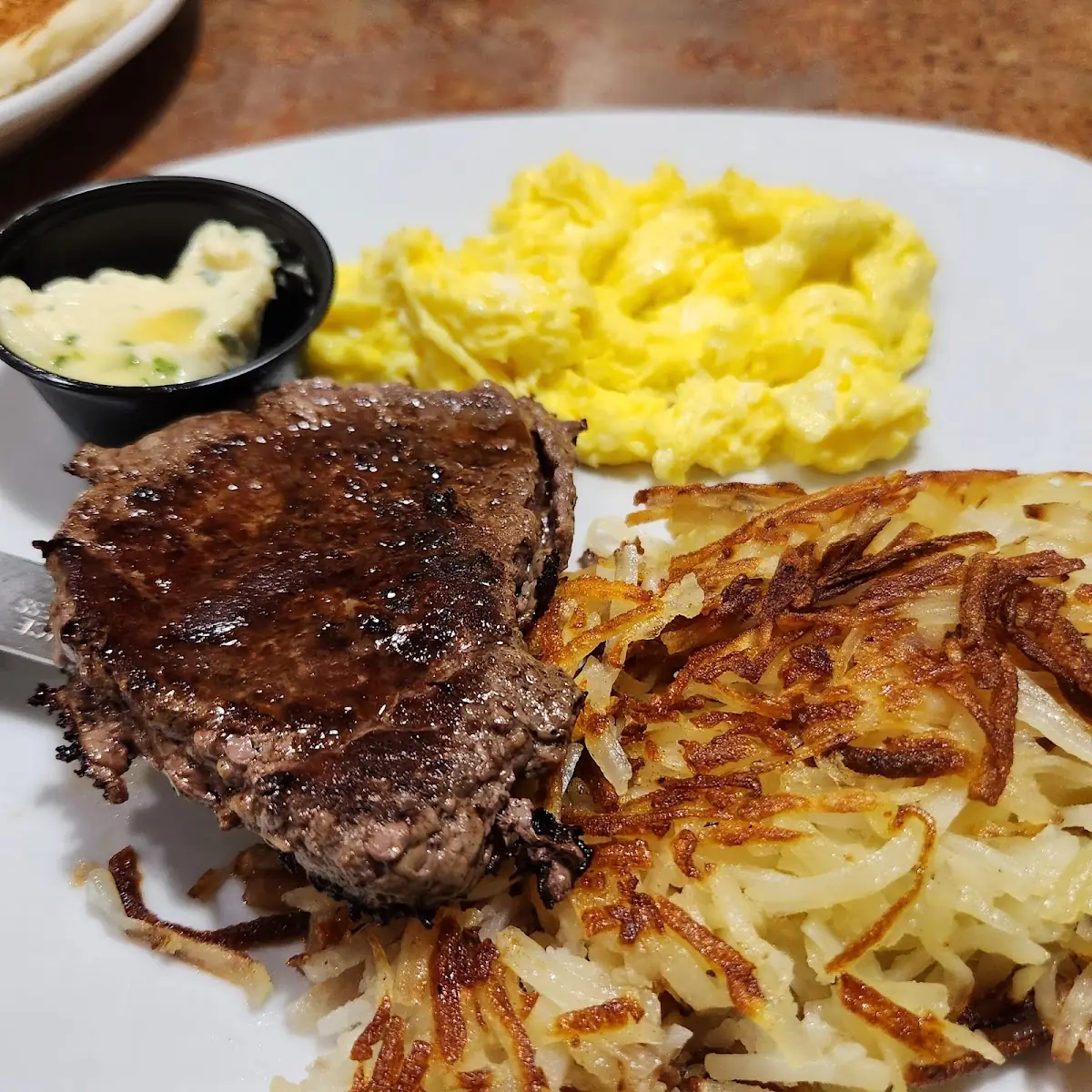 Top Sirloin Steak & Eggs