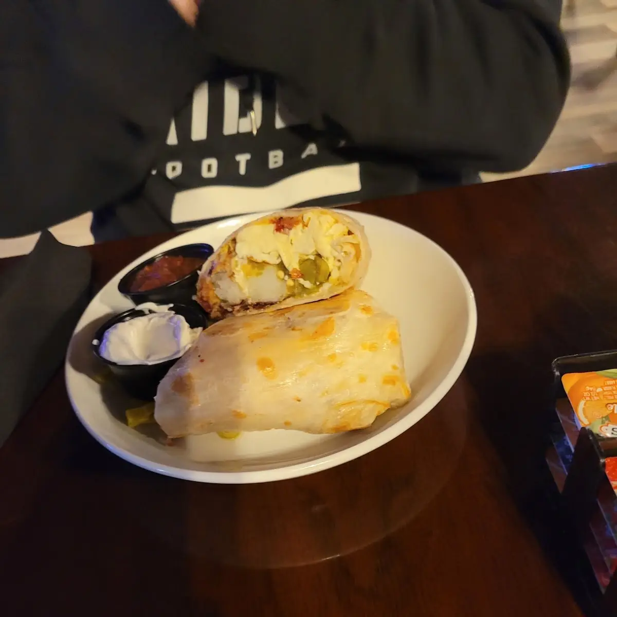Breakfast Burrito with Meat
