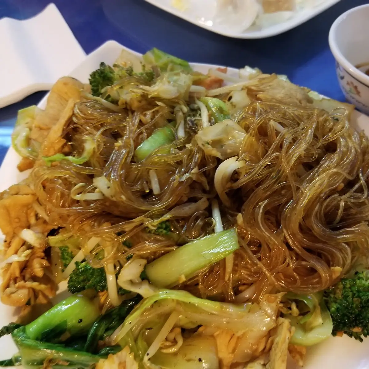 Stir Fried Clear Noodle with Mix Vegetable