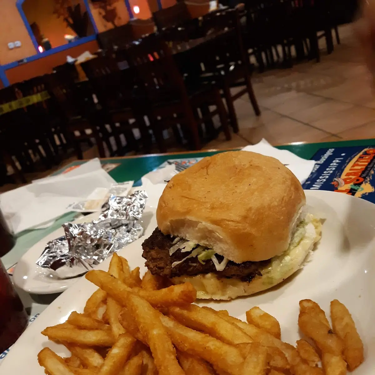 Bacon Cheeseburger and Fries