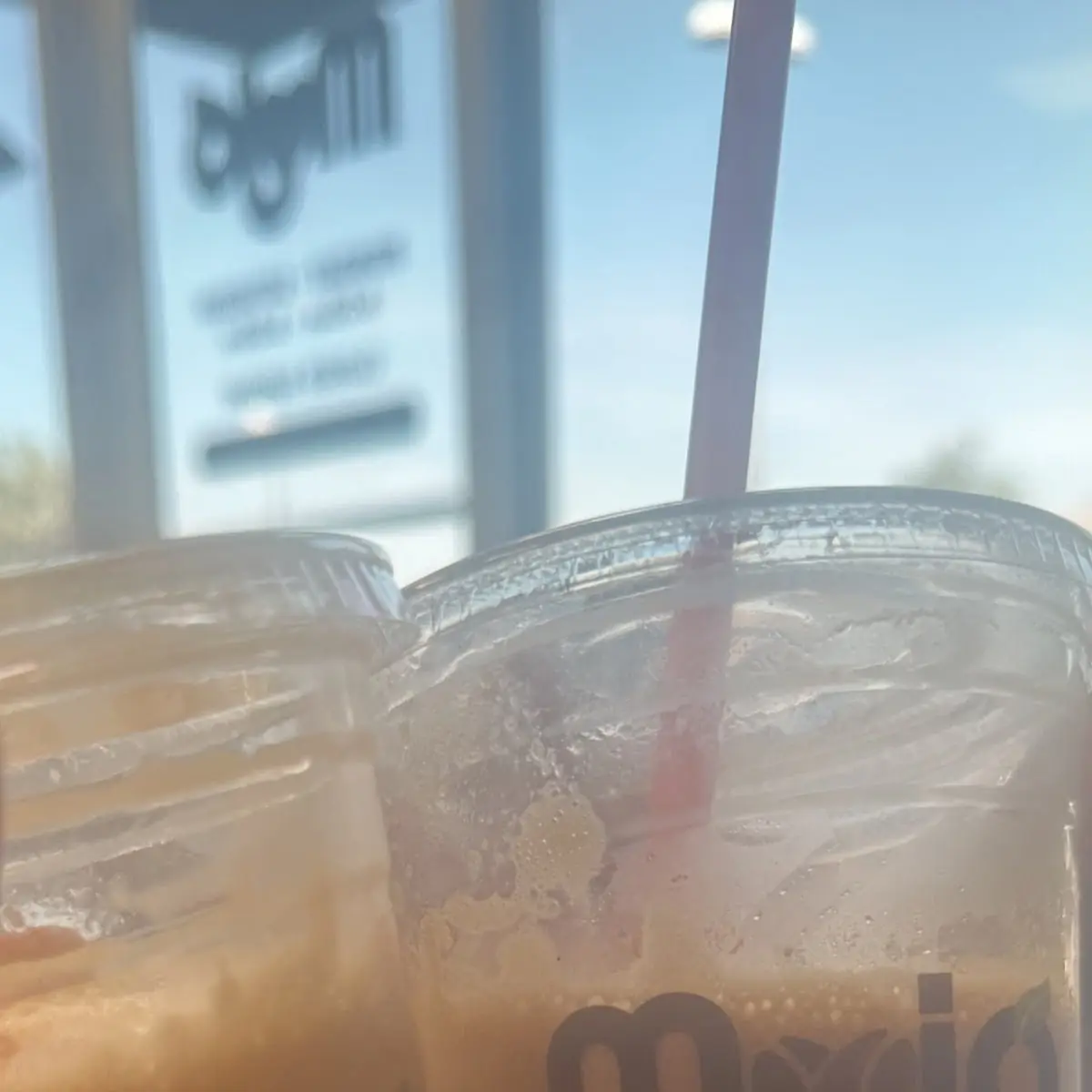 White Chocolate Frappe Drizzled with Caramel