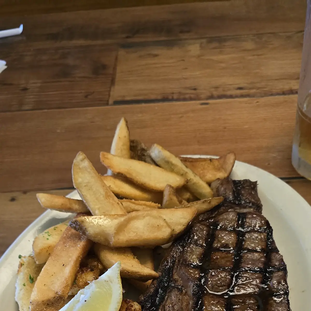Sirloin & Grilled Shrimp