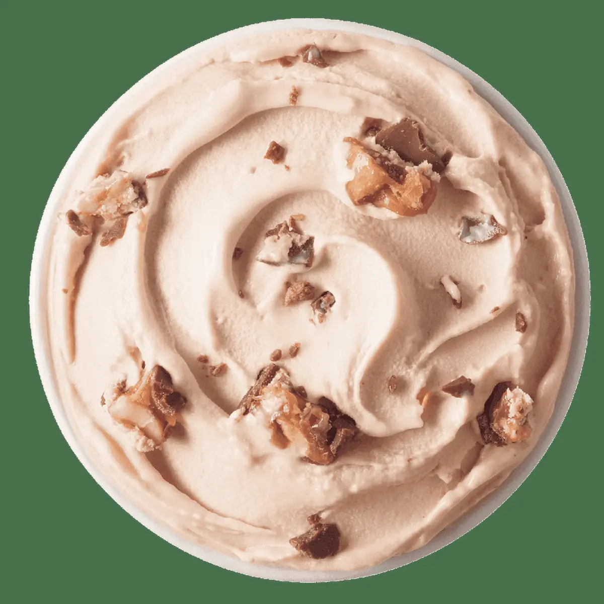 Turtle Pecan Cluster Blizzard Treat