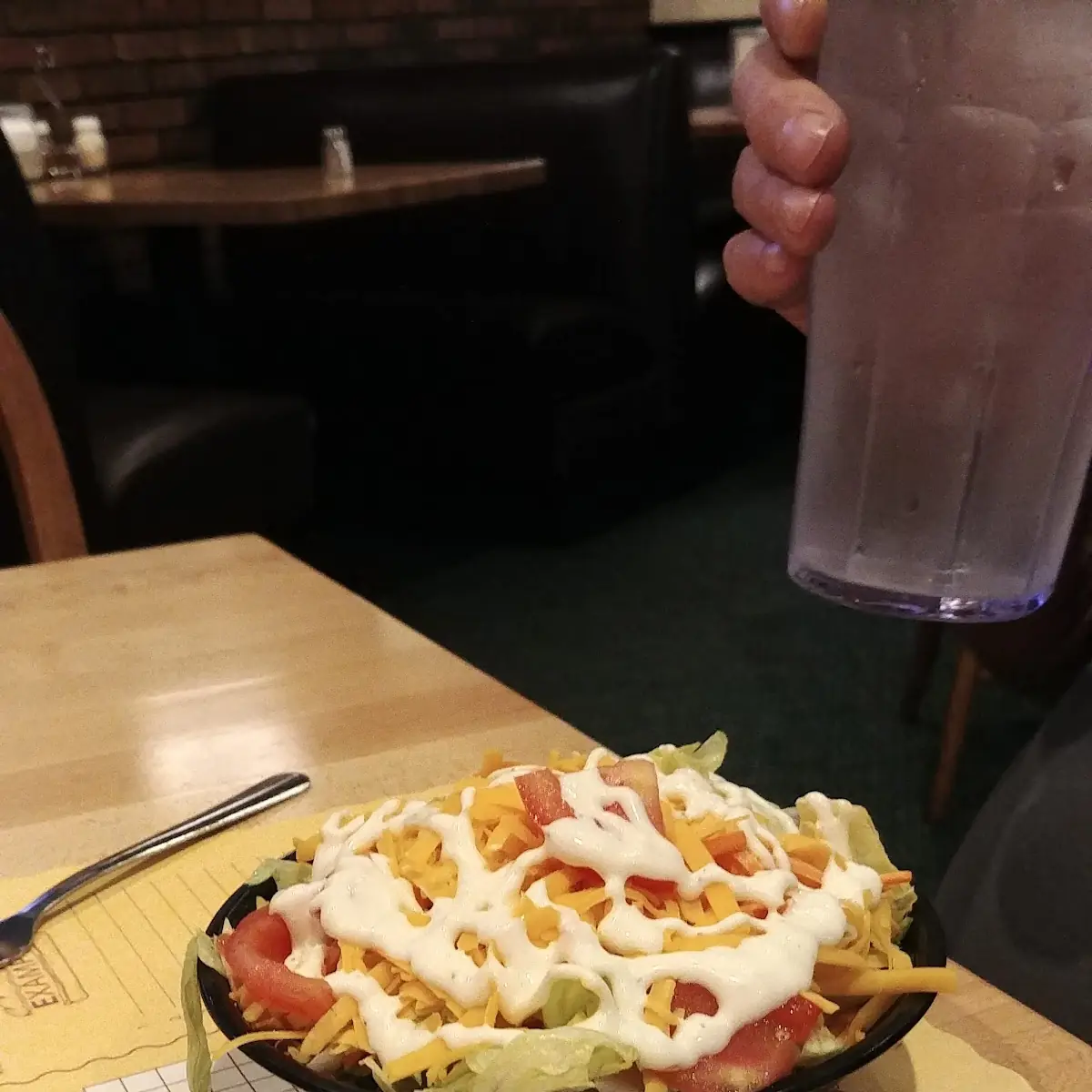 Garden Salad with Ranch Dressing