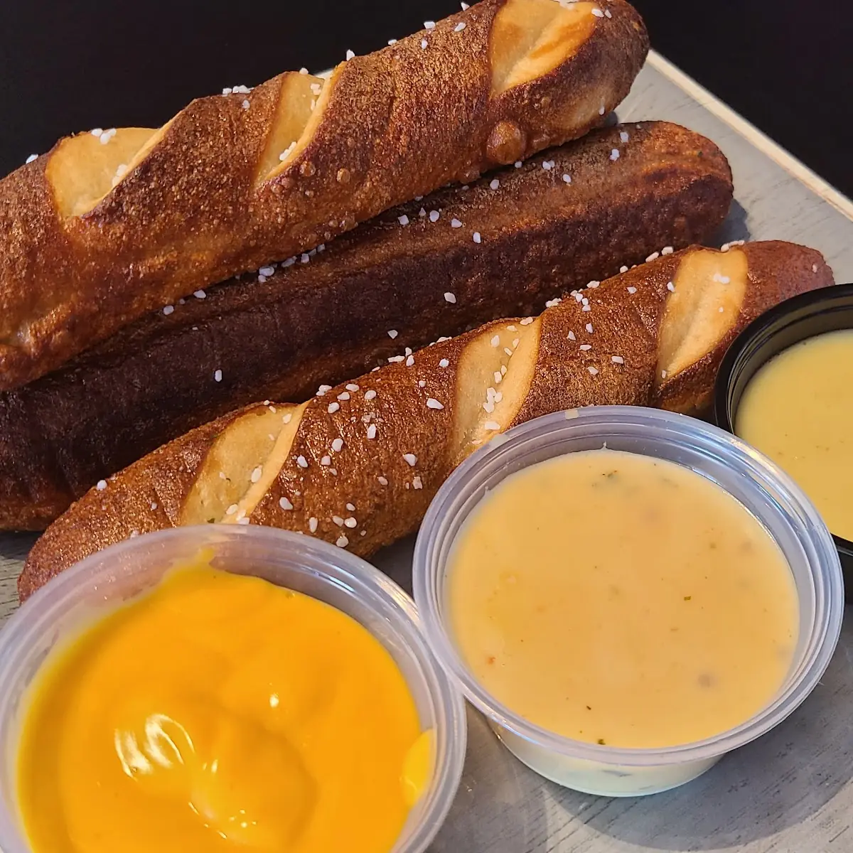Three Cheese Pretzel Sticks