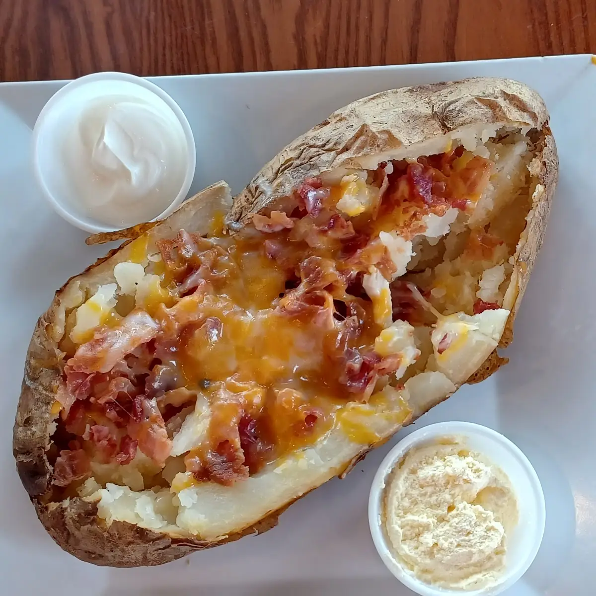 Cheesy Bacon Baked Potato