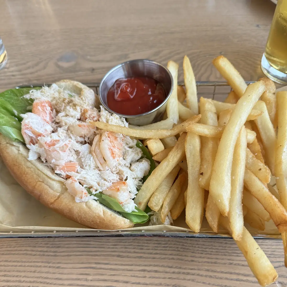 Gulf Shrimp and Lump Crab Roll