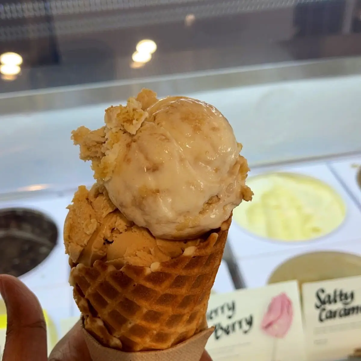 Gooey with Salted Caramel Ice Cream