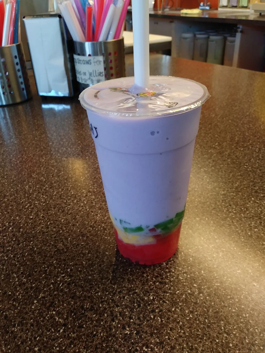 Taro Snow Bubble w Various Jellies