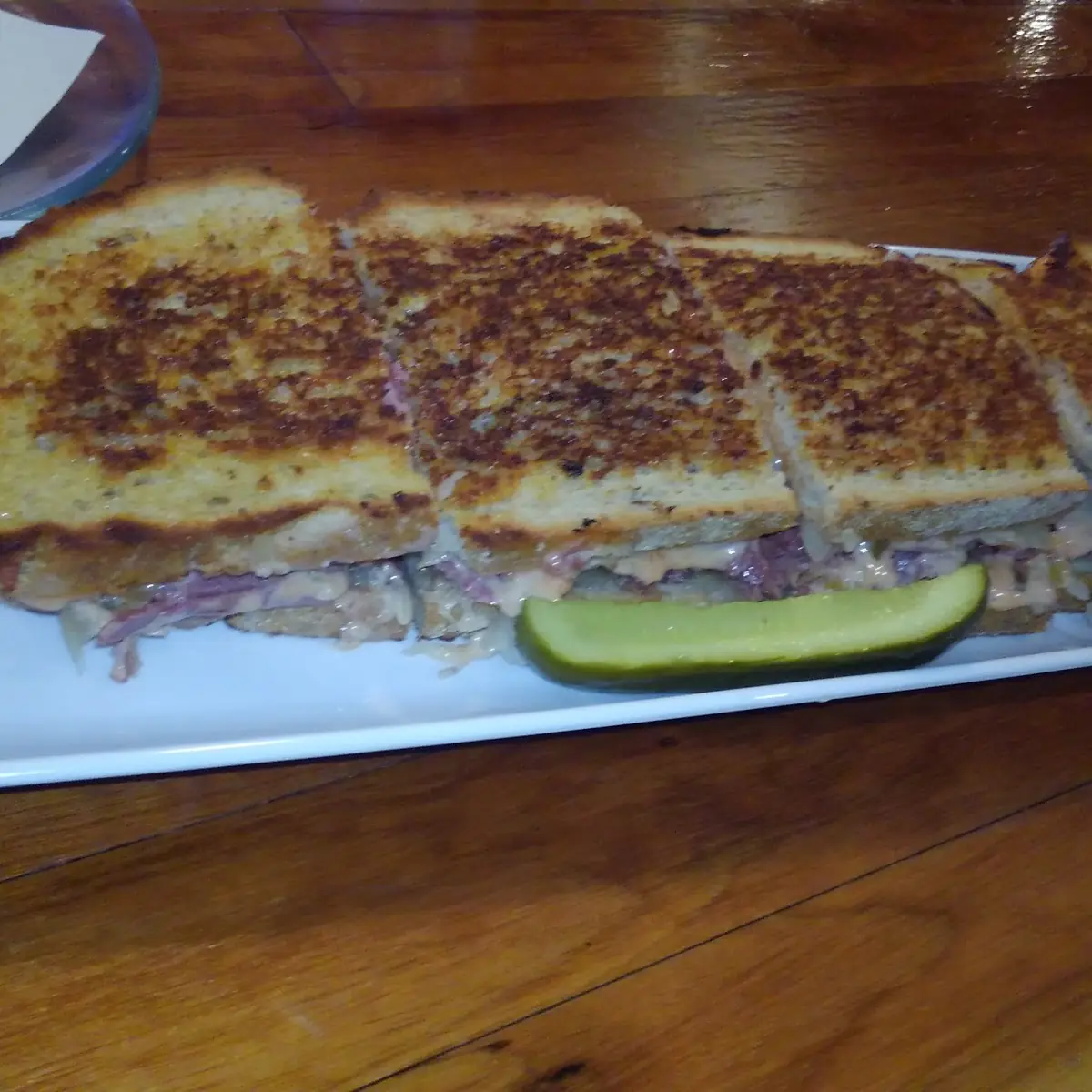 Monster Reuben Sandwich
