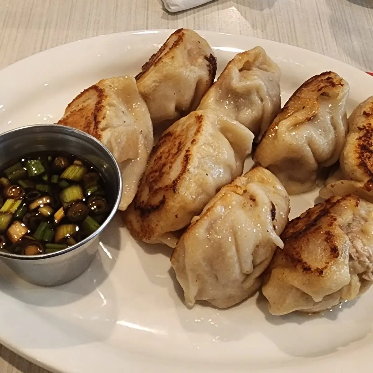 Pan-Fried Chicken Dumplings