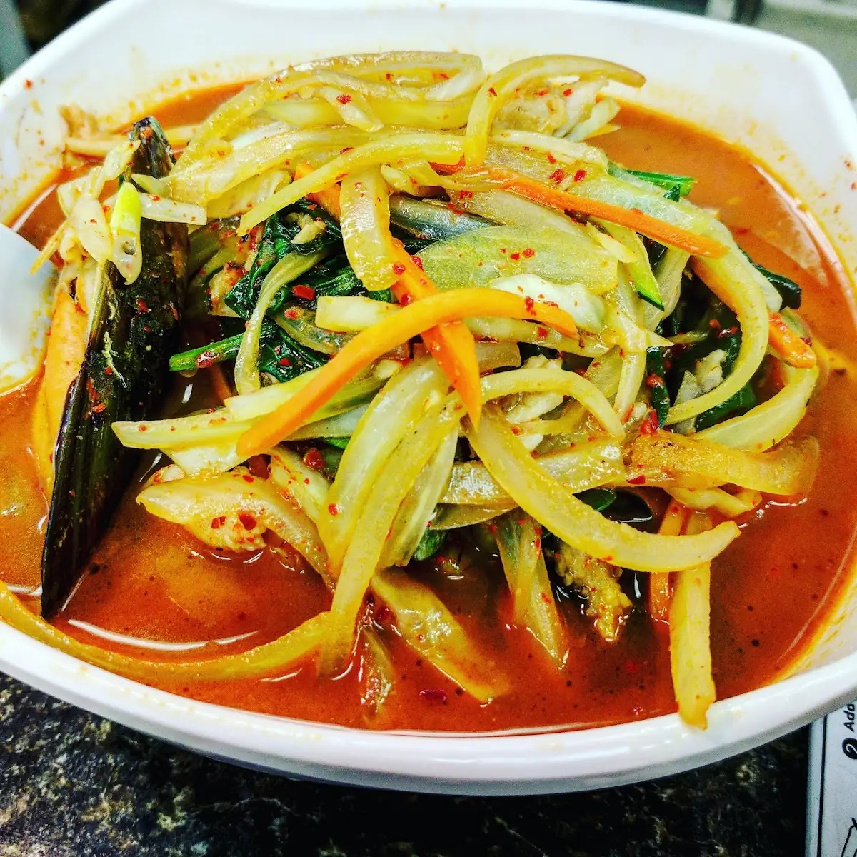 Spicy Seafood Noodle Soup