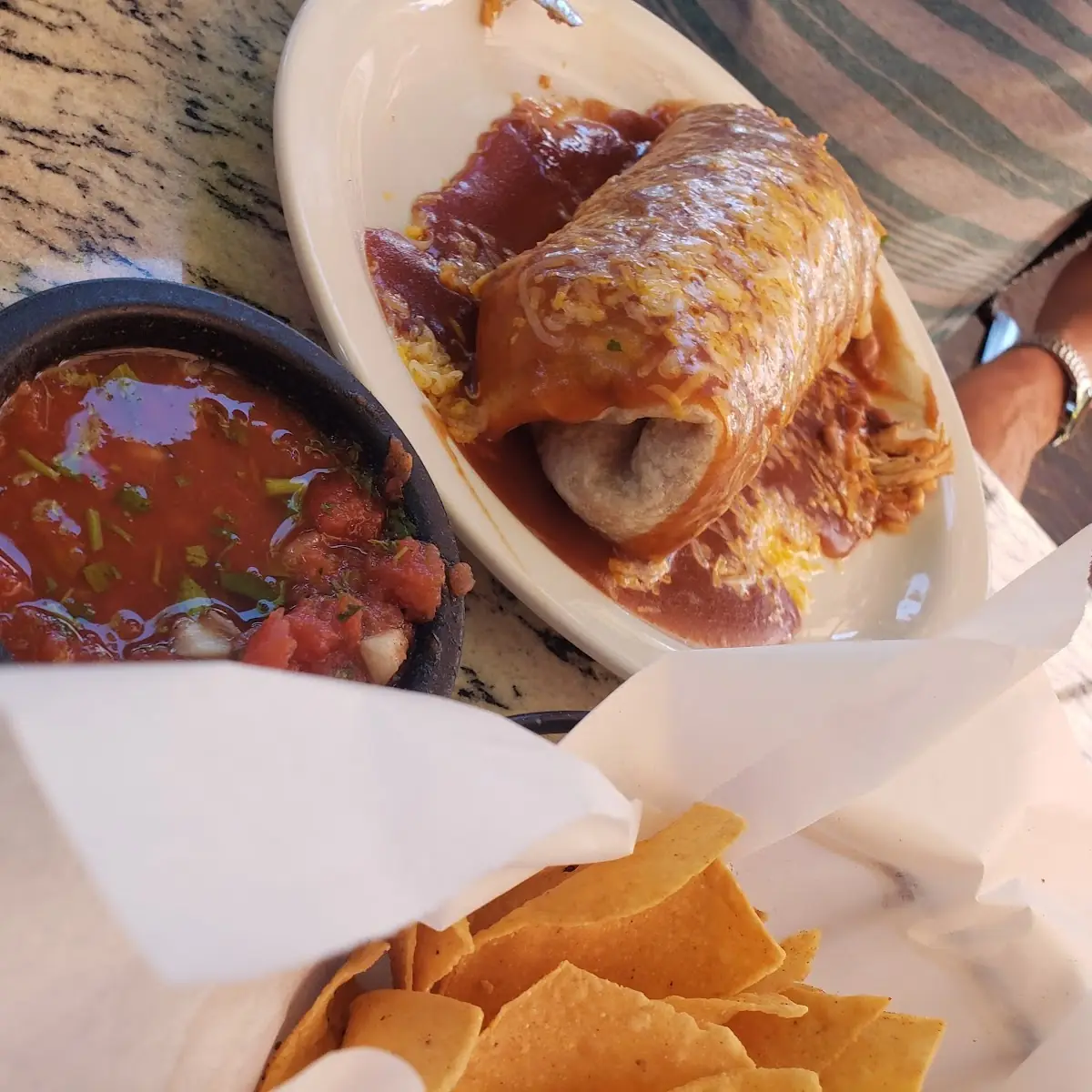 Chile Colorado Burrito
