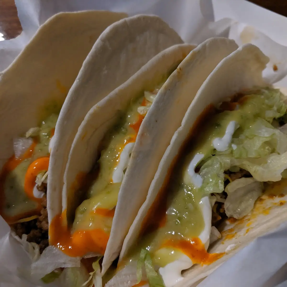 Soft Taco Hot with El Pepe Sause