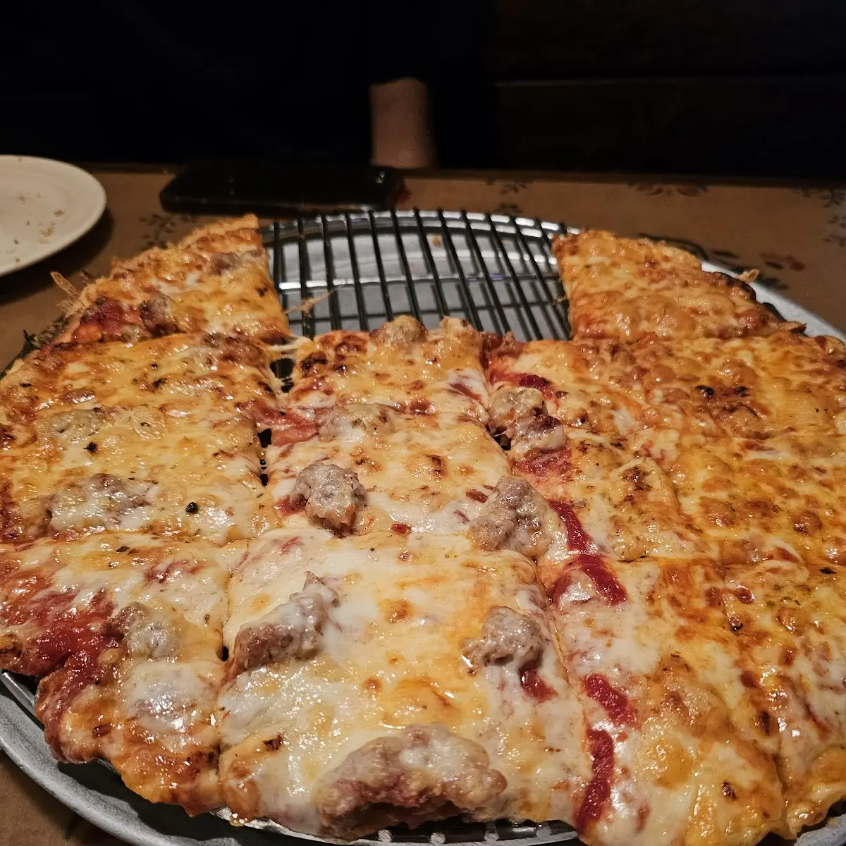 Medium Thin Crust with Sausage