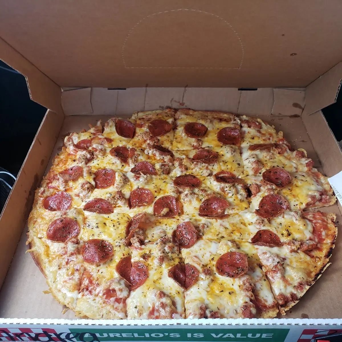 Sausage and Pepperoni Pizza