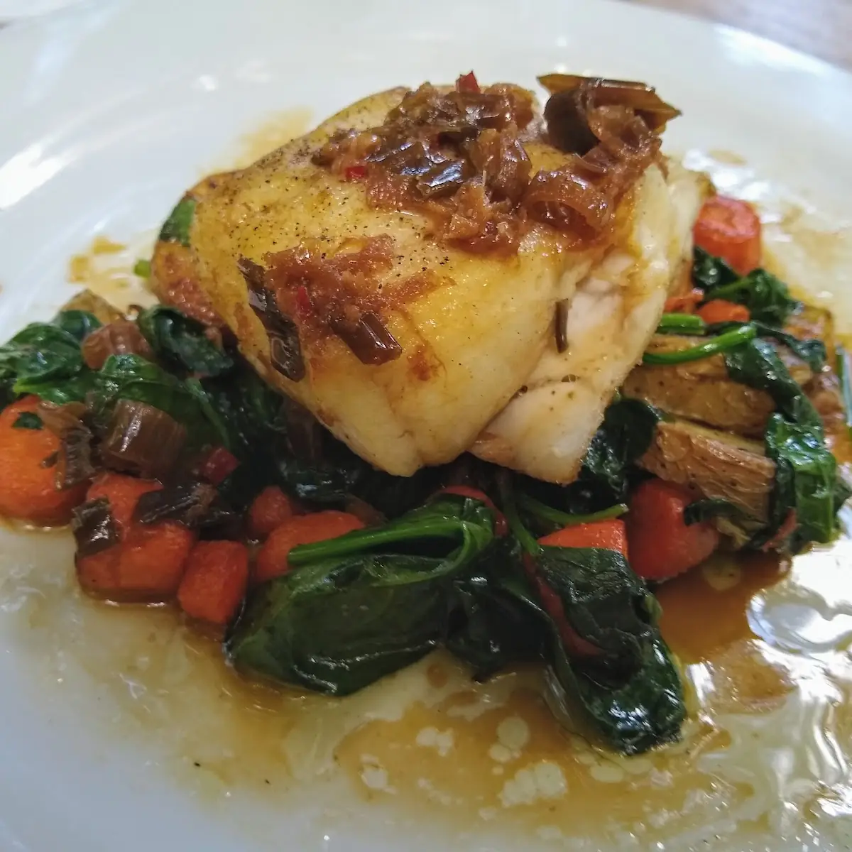 Pan Seared Halibut